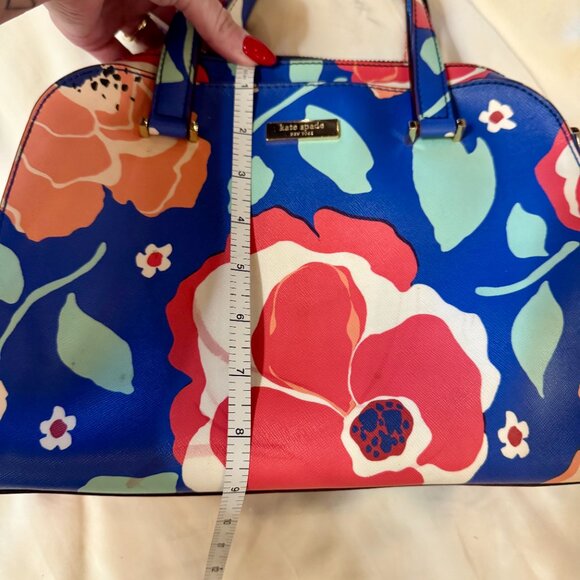 Kate Spade Newbury Lane Felix Cherry Floral Satchel WKRU3863 Vintage/Retro Vibes - Picture 5 of 16